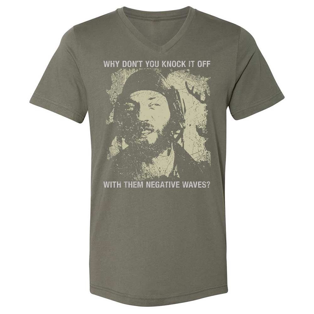 Unisex V-Neck T-Shirt - N8TWV14J - Military Green - 11