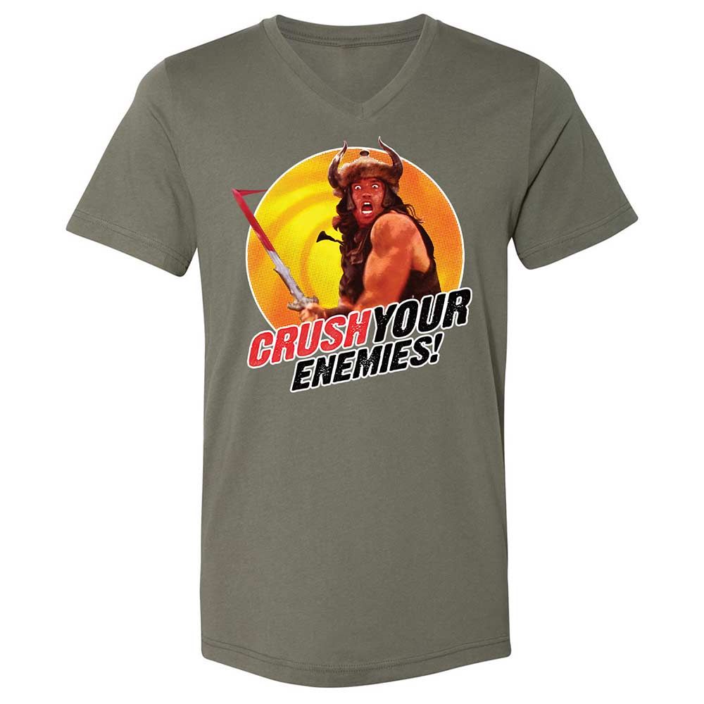 Unisex V-Neck T-Shirt - KTC9SBGY - Military Green - 11