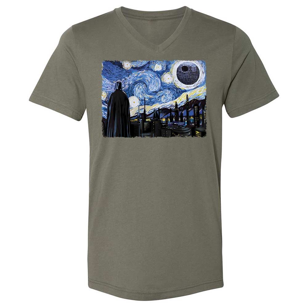 Unisex V-Neck T-Shirt - 9X8DBMHX - Military Green - 11