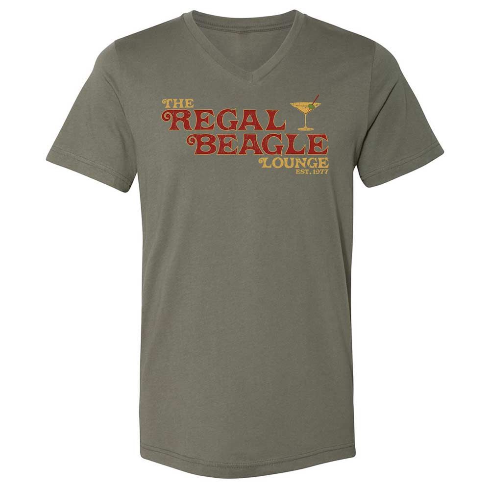 Unisex V-Neck T-Shirt - 9624Z5Z1 - Military Green - 11