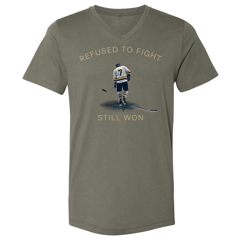 Unisex V-Neck T-Shirt - SN47RZLG - Military Green - 11
