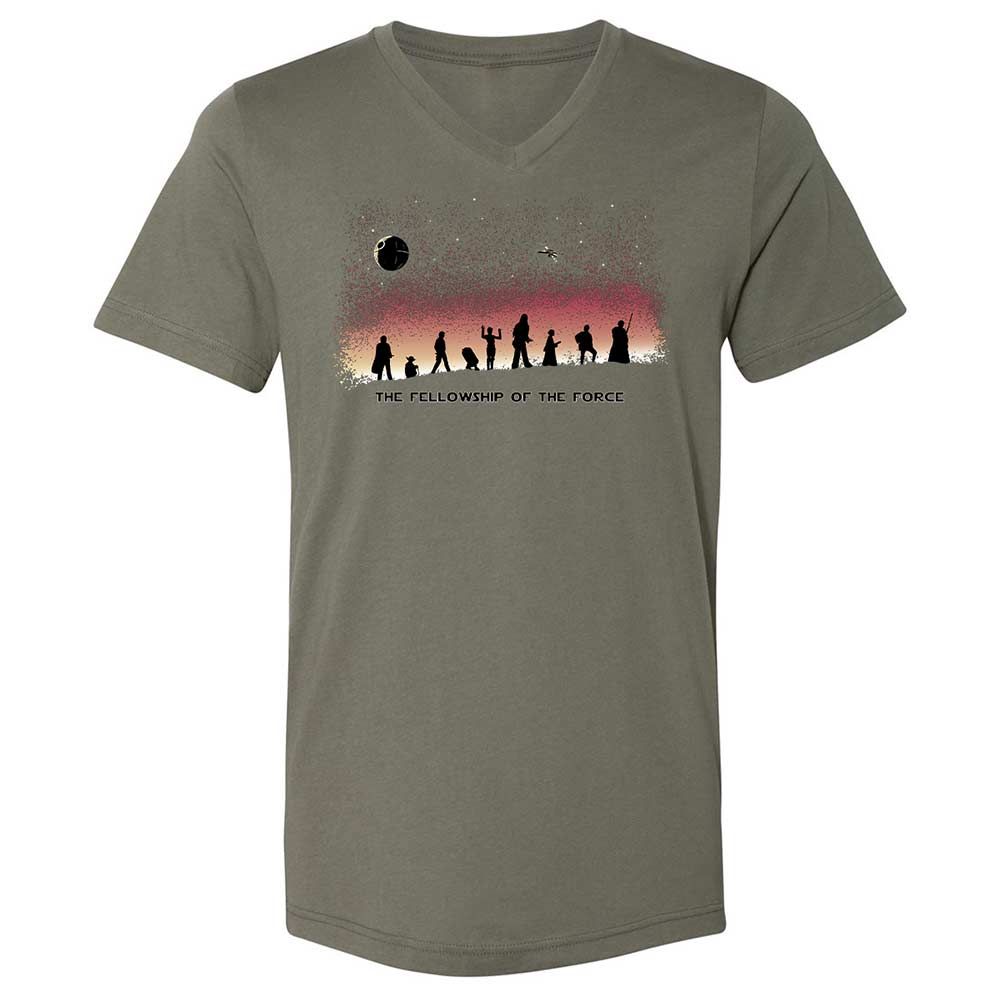 Unisex V-Neck T-Shirt - GEMM24Z9 - Military Green - 11