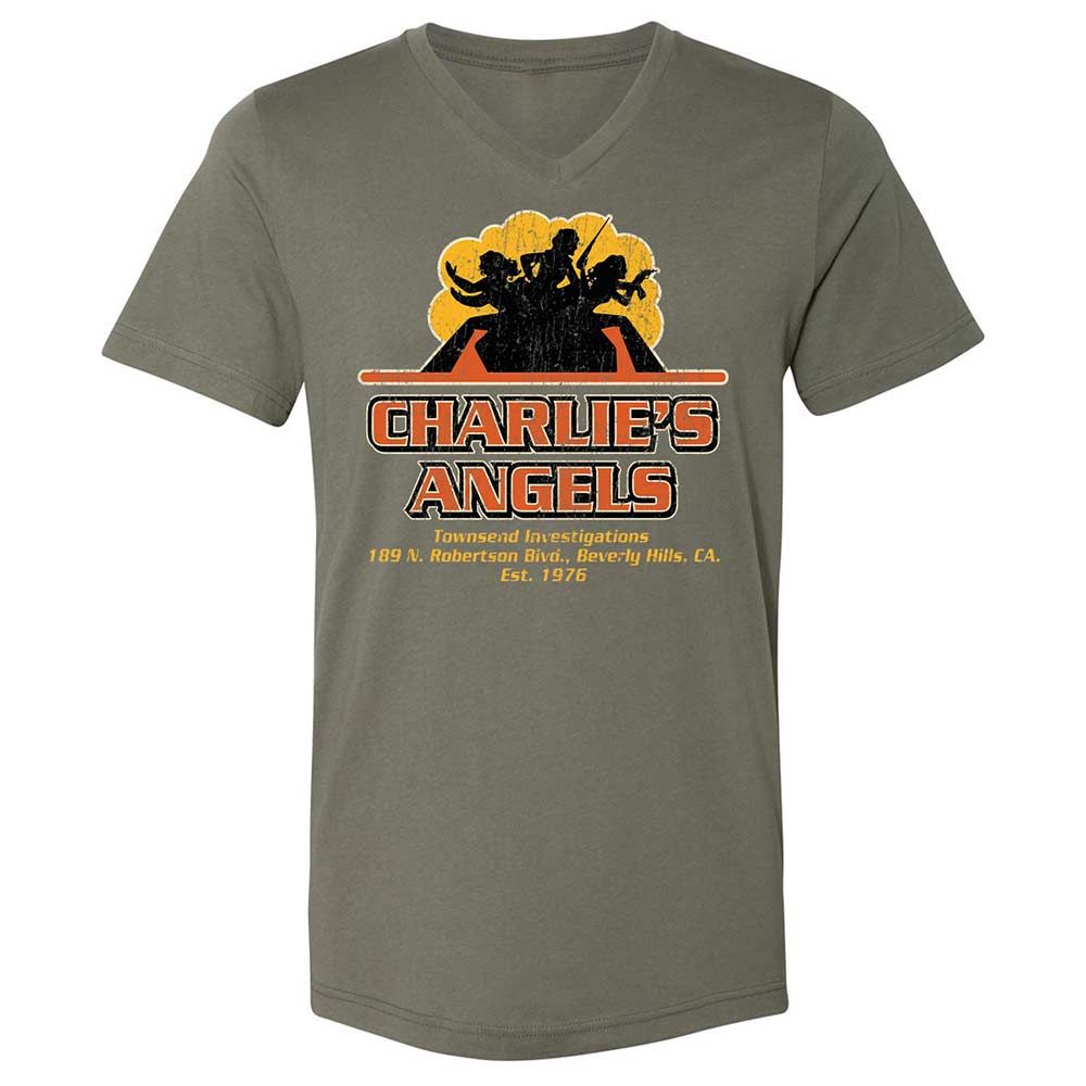 Unisex V-Neck T-Shirt - LRLC1GB7 - Military Green - 11