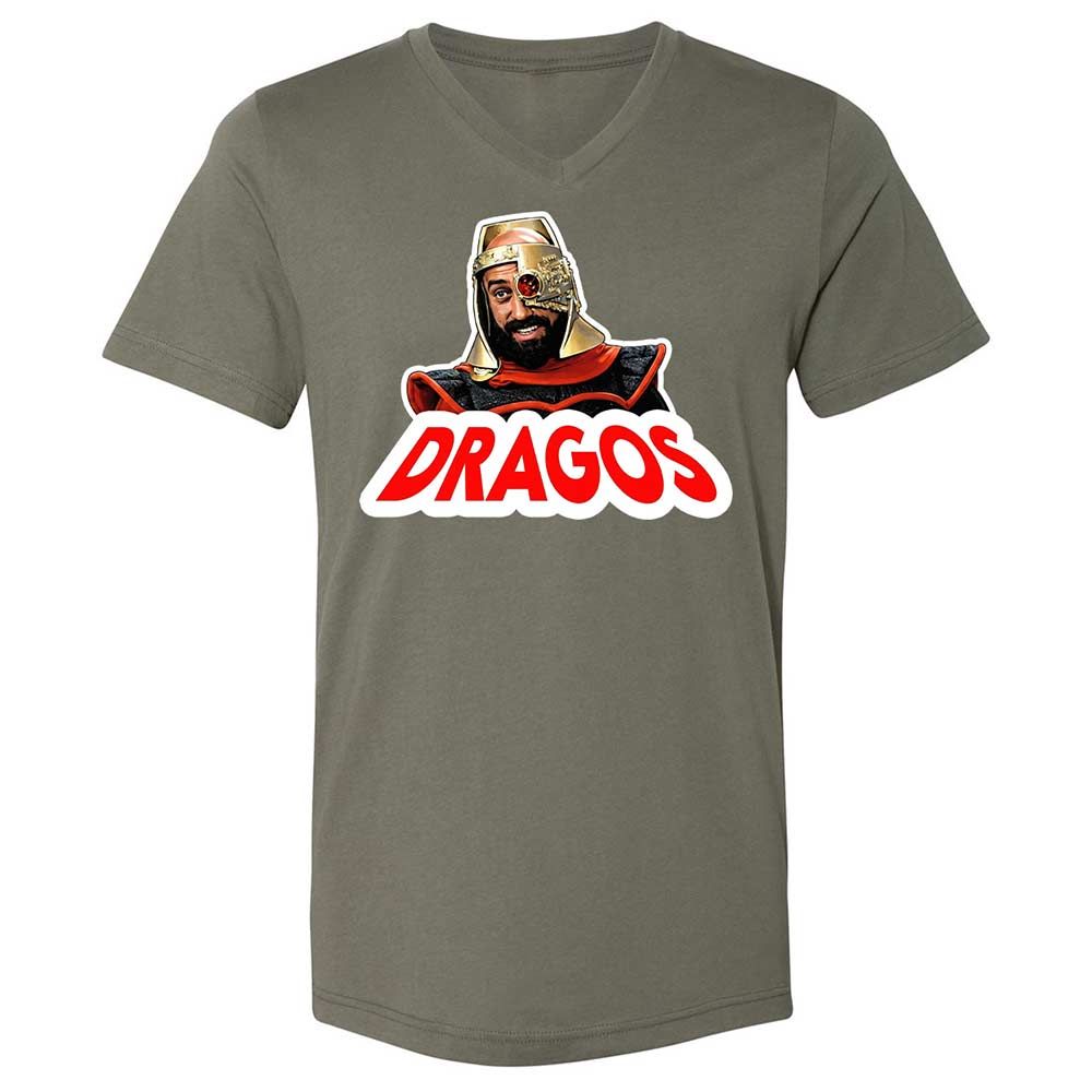 Unisex V-Neck T-Shirt - CNU6XPSE - Military Green - 11