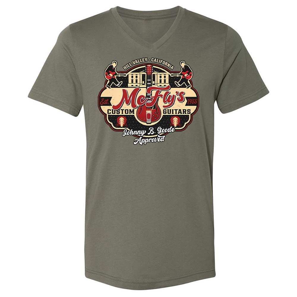 Unisex V-Neck T-Shirt - FNUBWPXR - Military Green - 11