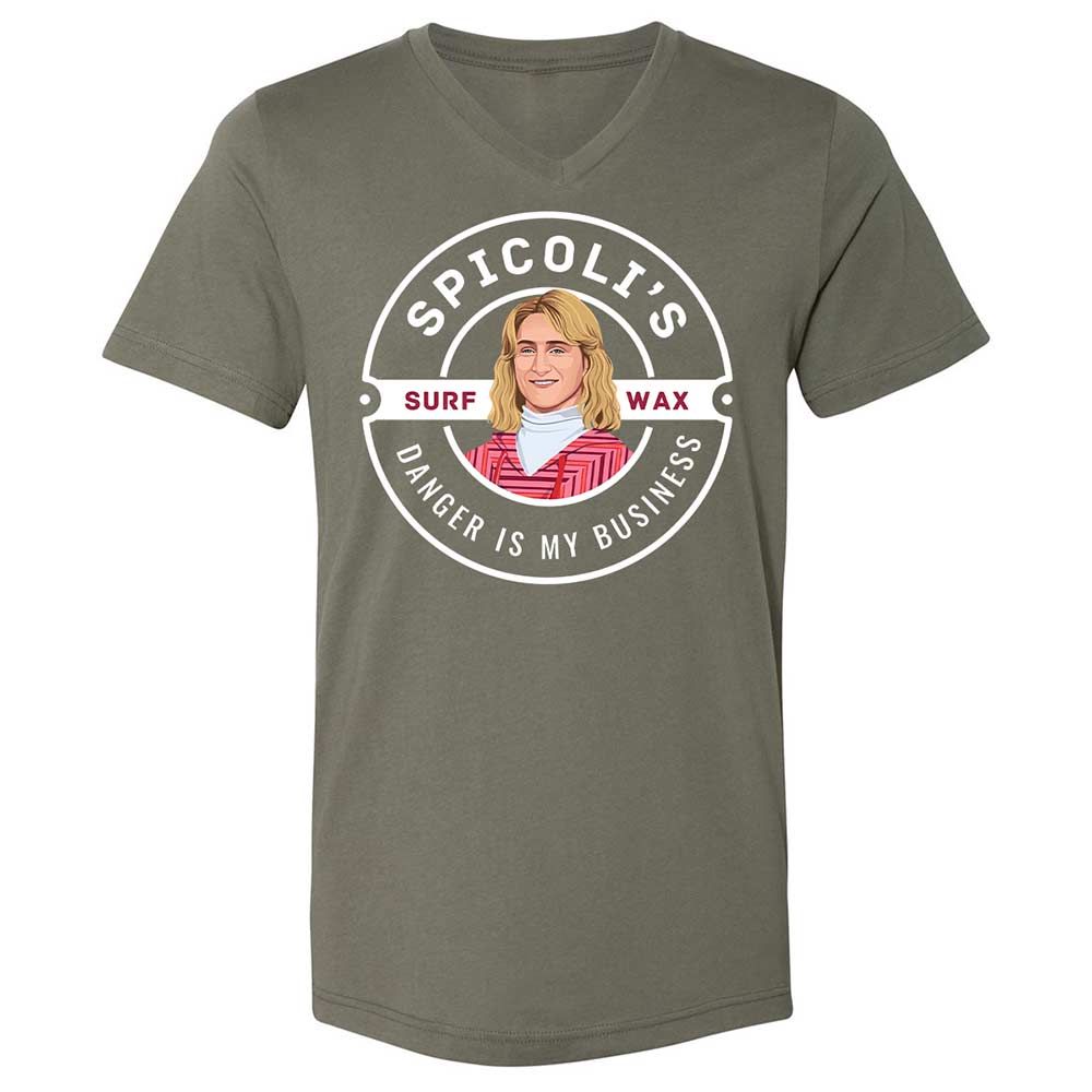 Unisex V-Neck T-Shirt - P8MGEWTS - Military Green - 11