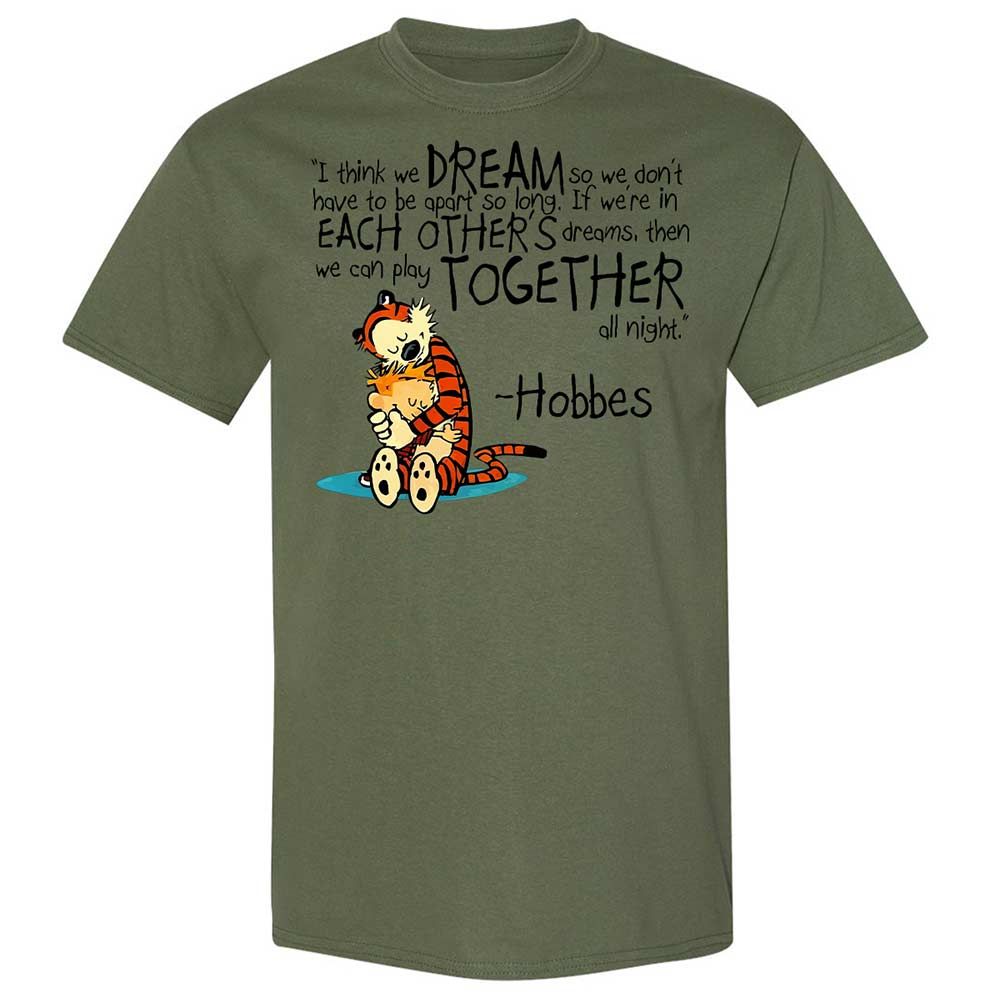 Calvin Hobbes Dreams - Military Green - 11