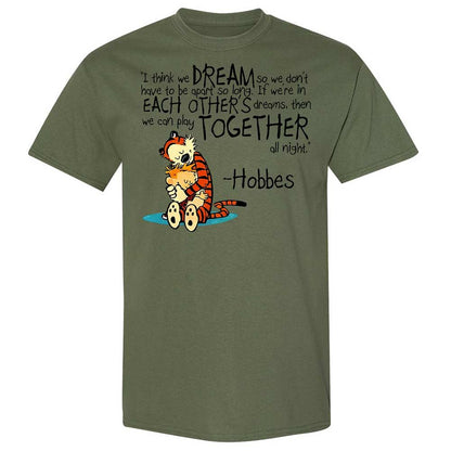 Calvin Hobbes Dreams - Military Green - 11