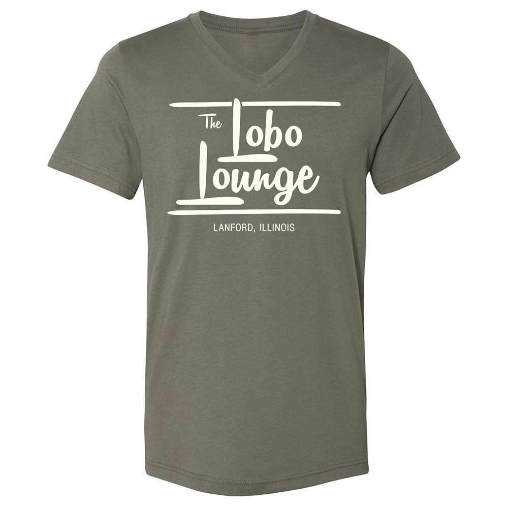 Unisex V-Neck T-Shirt - 6RTNLUAR - Military Green - 11