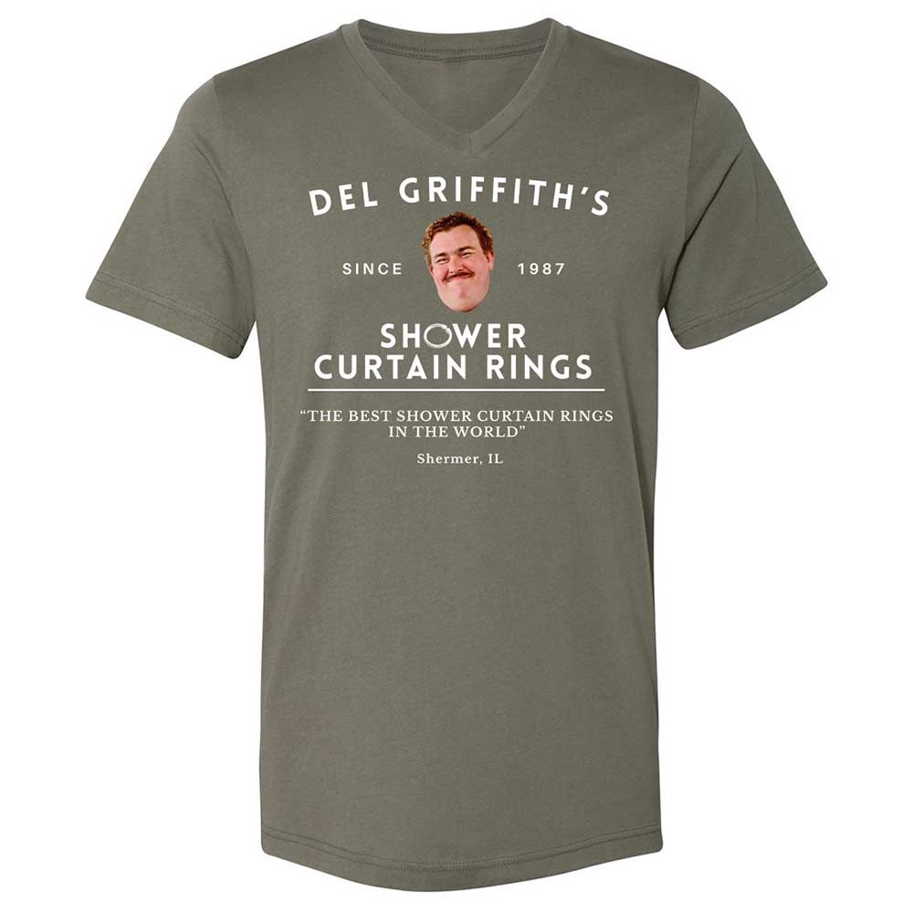 Unisex V-Neck T-Shirt - 6Z1ZKL6F - Military Green - 11