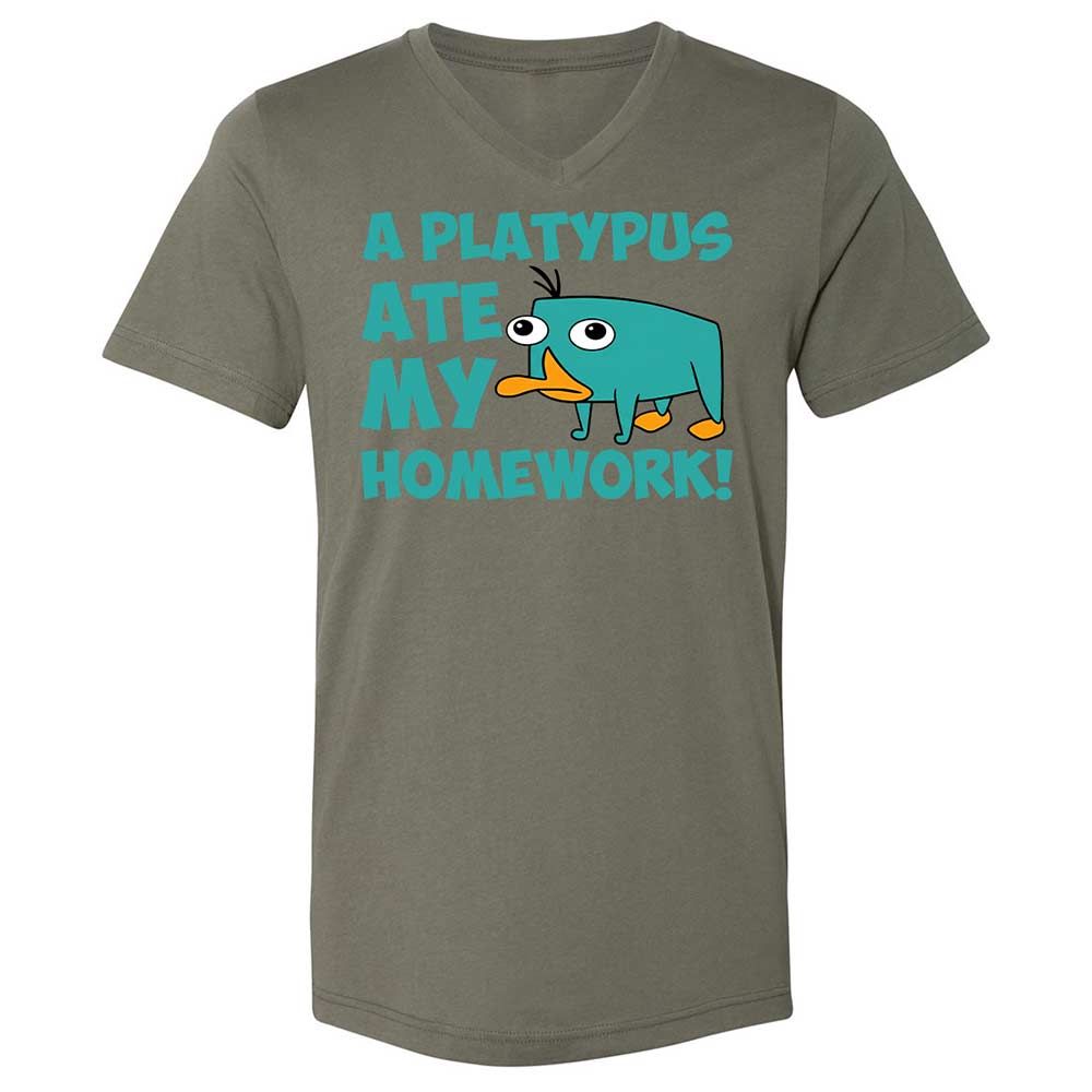 Unisex V-Neck T-Shirt - 5LF2ZZDD - Military Green - 11