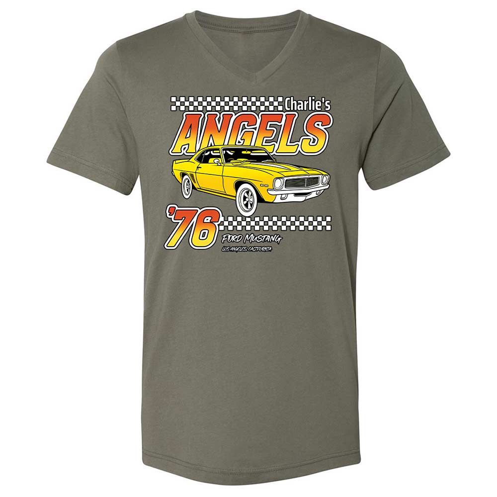 Unisex V-Neck T-Shirt - GM1ZNKHS - Military Green - 11