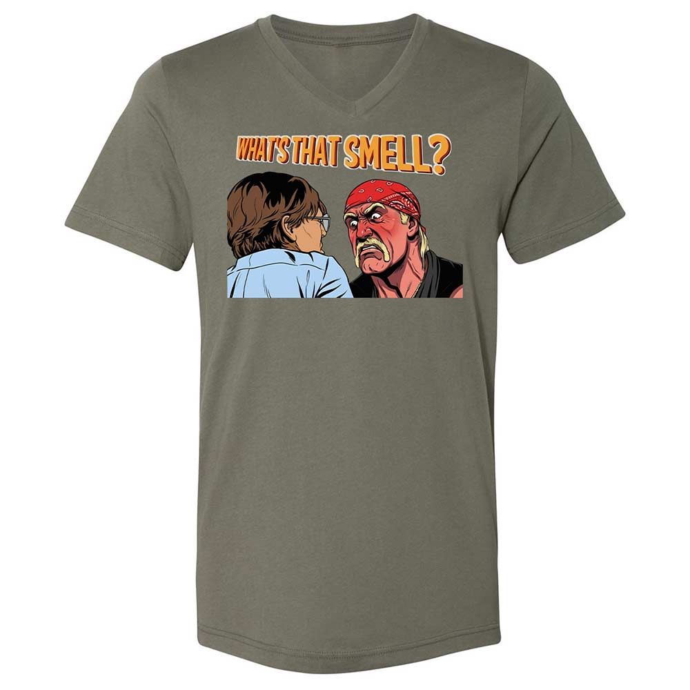Unisex V-Neck T-Shirt - B7UGU5ZV - Military Green - 11