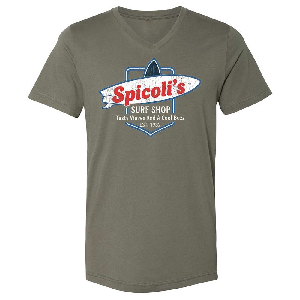 Unisex V-Neck T-Shirt - E256LVWT - Military Green - 11