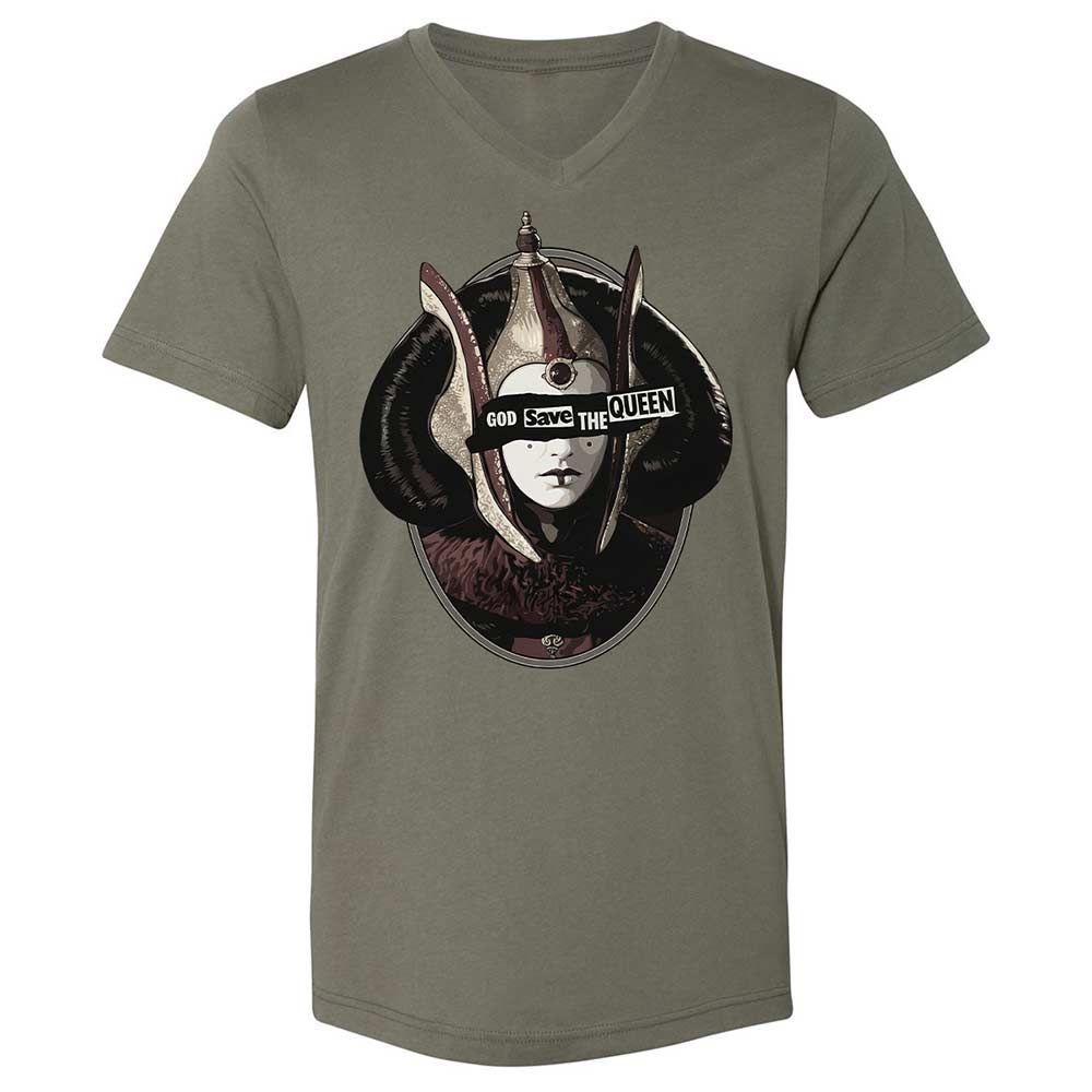 Unisex V-Neck T-Shirt - 2SYB9ULB - Military Green - 11