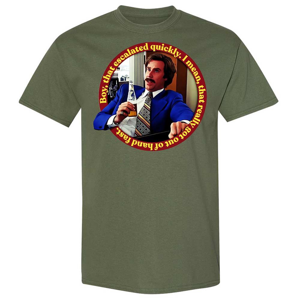 Classic Unisex T-Shirt - Q9J1EGS1 - Military Green - 11