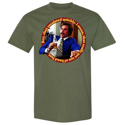 Classic Unisex T-Shirt - Q9J1EGS1 - Military Green - 11