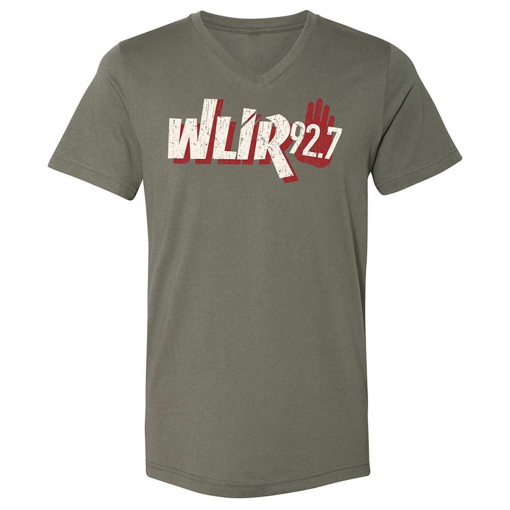 Unisex V-Neck T-Shirt - K6HW8WC5 - Military Green - 11