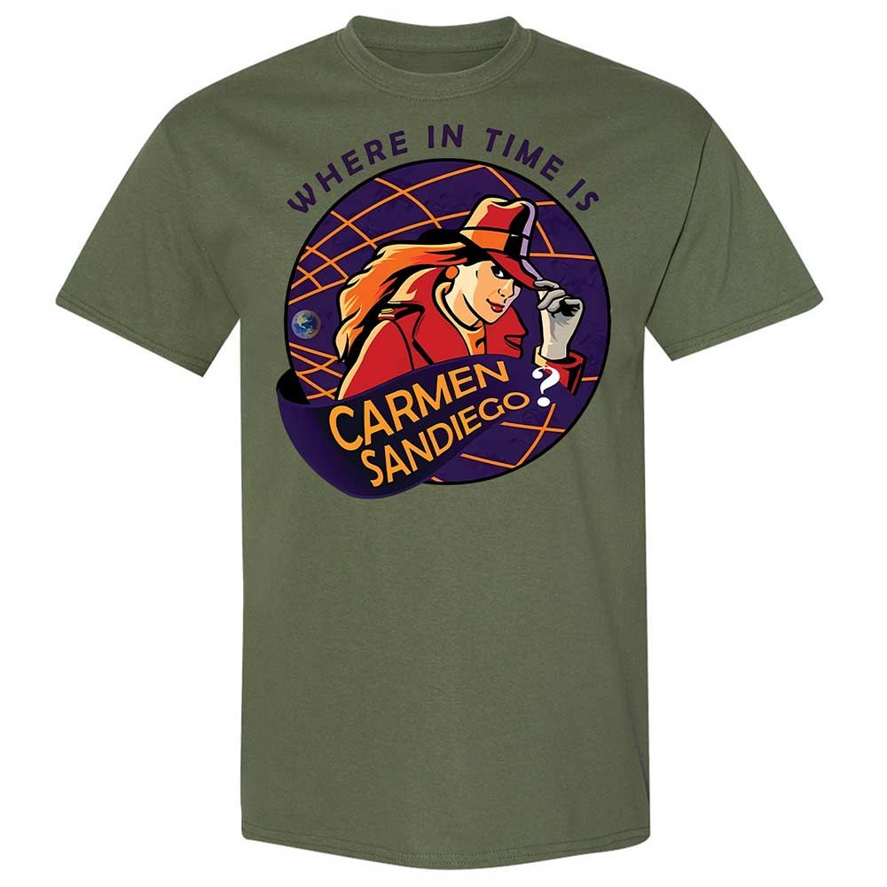 Where in Time Is Carmen Sandiego - Military Green - 11