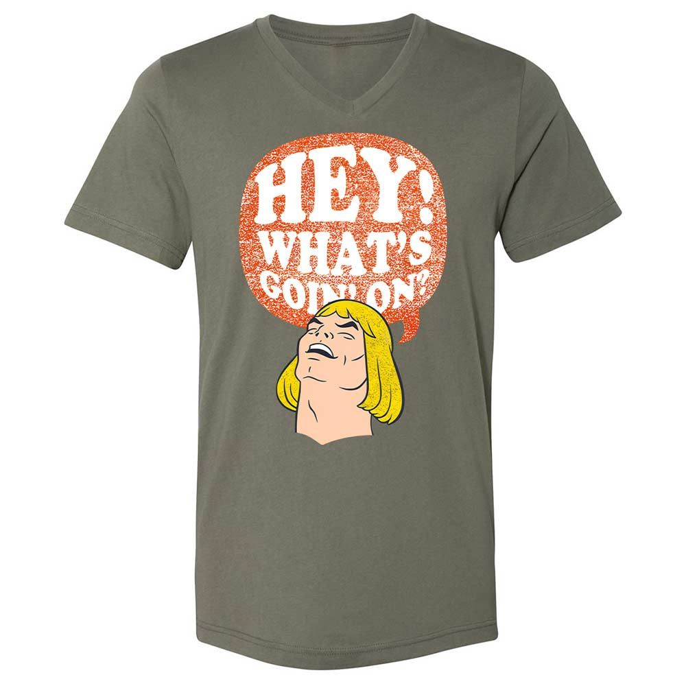 Unisex V-Neck T-Shirt - 3V86KA6E - Military Green - 11