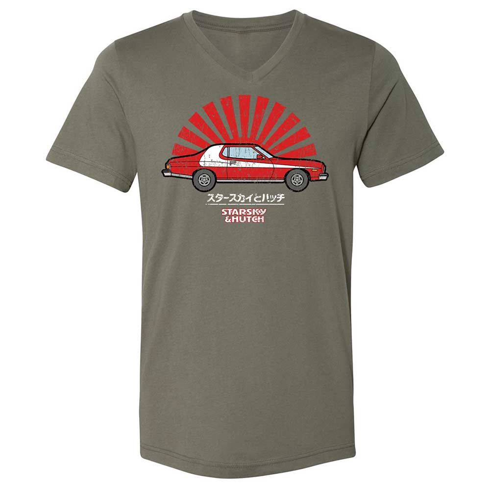 Unisex V-Neck T-Shirt - FJJEH39A - Military Green - 11