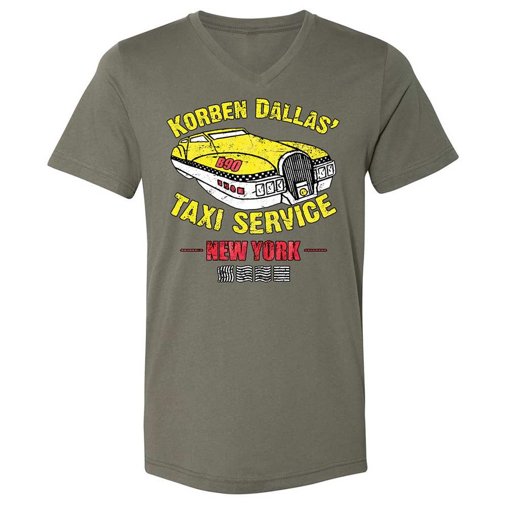 Unisex V-Neck T-Shirt - DMQGD5WP - Military Green - 11