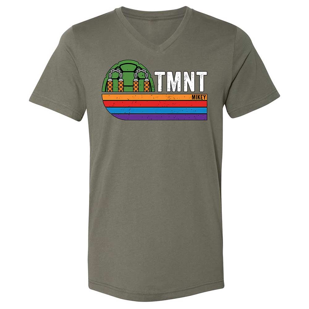 Unisex V-Neck T-Shirt - D3WBKVT1 - Military Green - 11