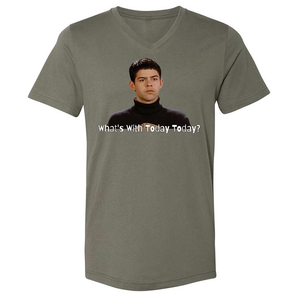 Unisex V-Neck T-Shirt - D8DMLAUE - Military Green - 11