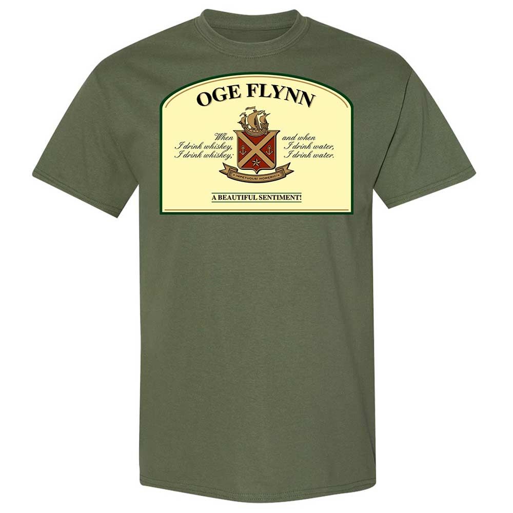 When I drink whiskey, when I drink water - Military Green - 11