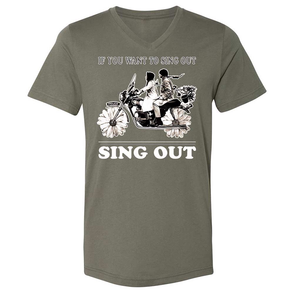If you want to sing out, sing out - Military Green - 11