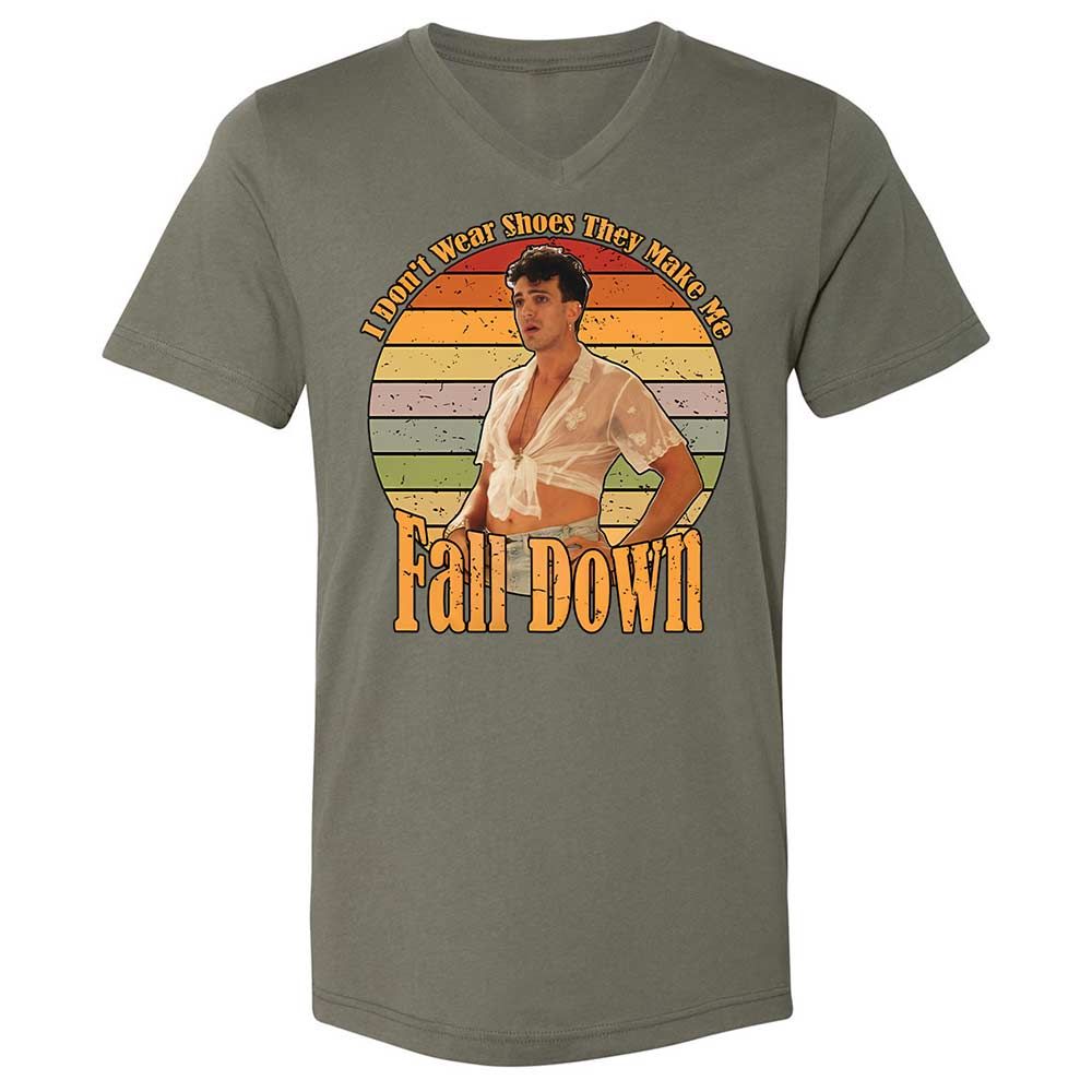 Unisex V-Neck T-Shirt - P6GA3WSP - Military Green - 11