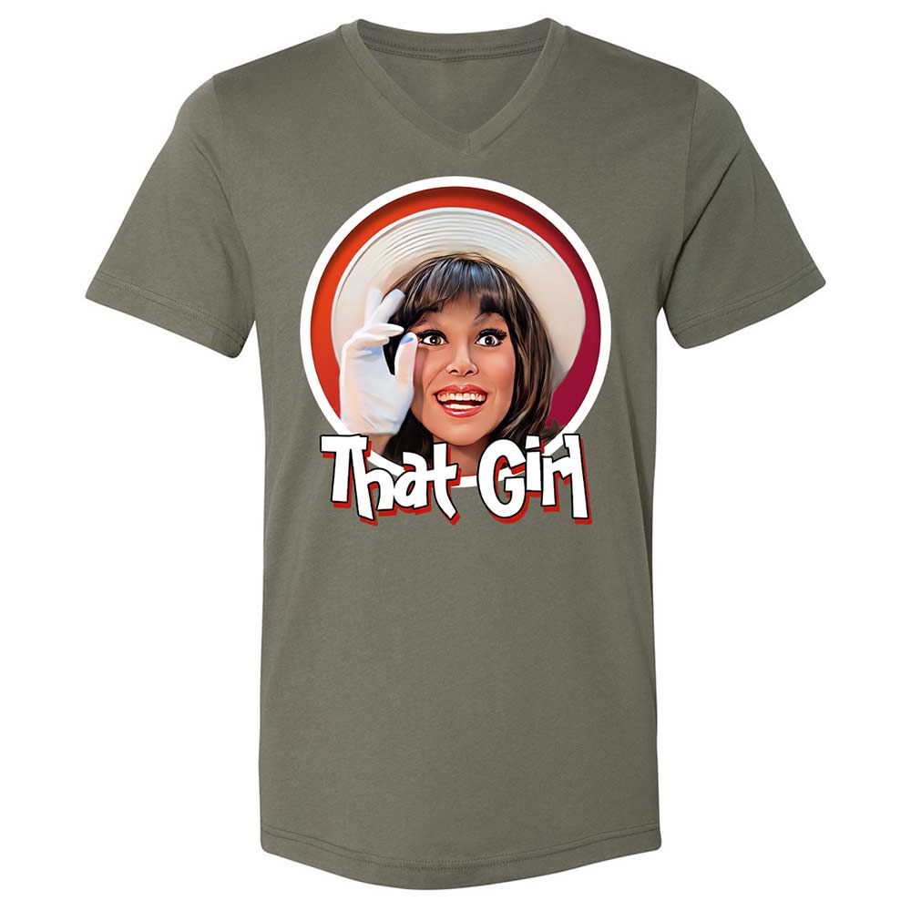 Unisex V-Neck T-Shirt - CRL9XKMP - Military Green - 11