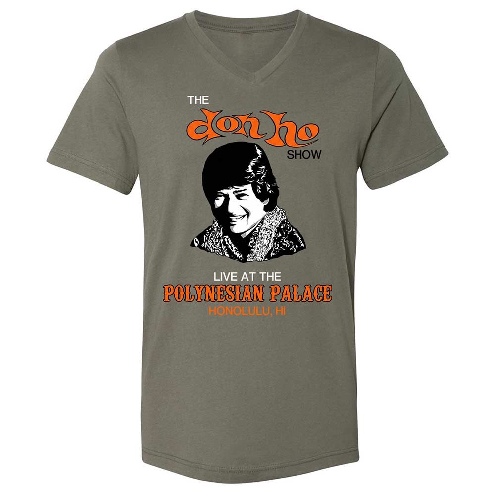 Unisex V-Neck T-Shirt - 2CNFZ68G - Military Green - 11