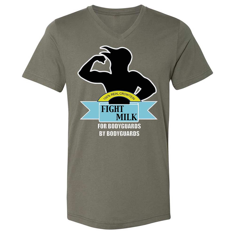 Unisex V-Neck T-Shirt - 6V6AVREN - Military Green - 11