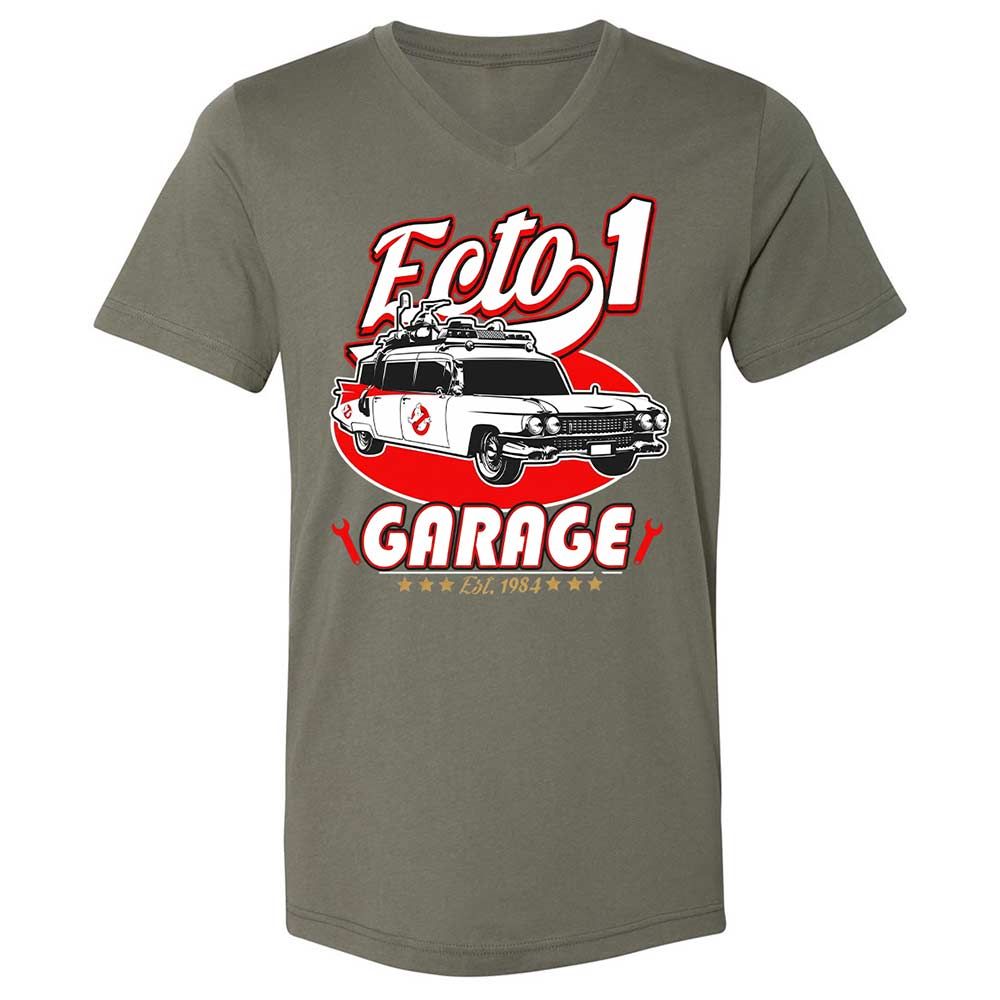 Unisex V-Neck T-Shirt - W8P63K7P - Military Green - 11