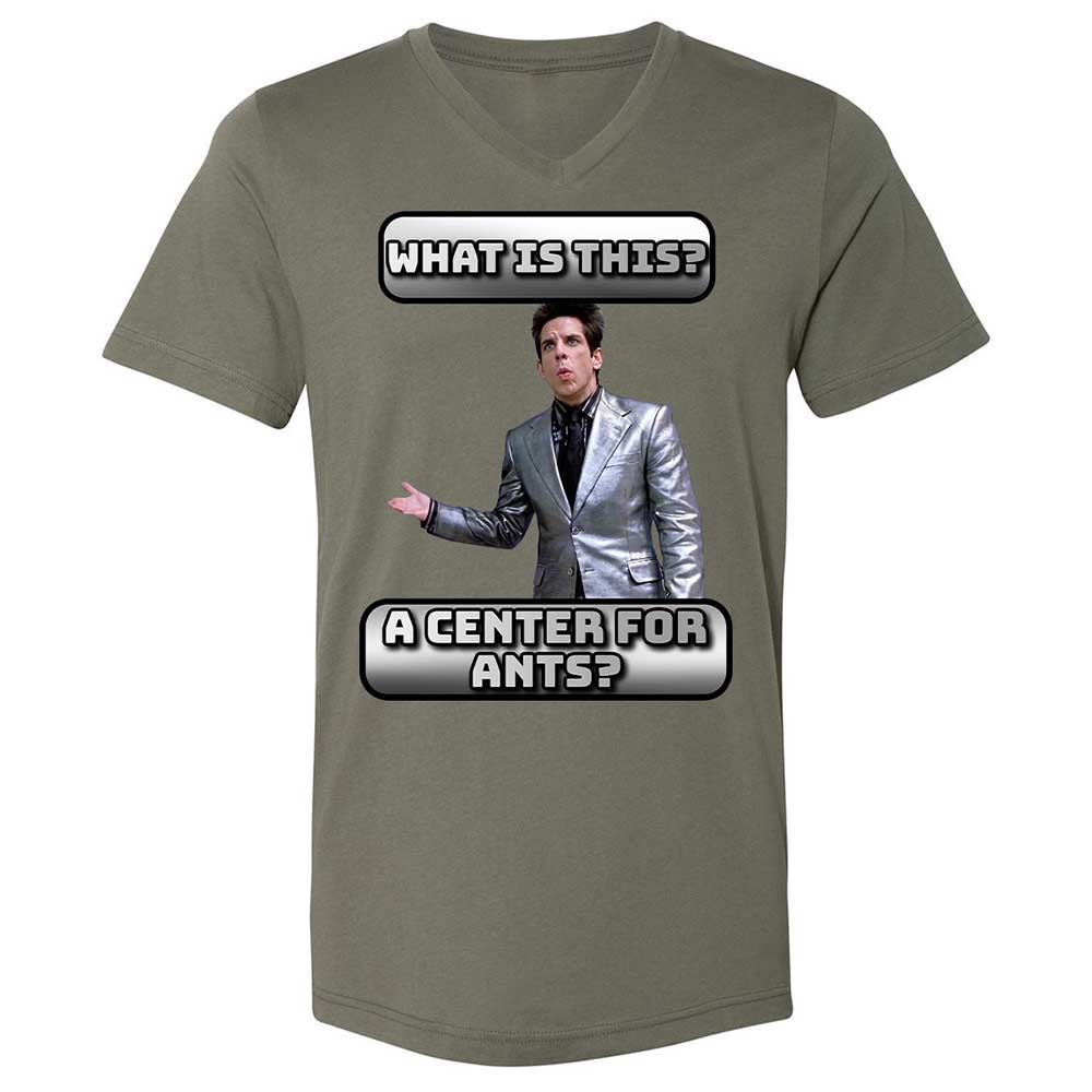 Unisex V-Neck T-Shirt - FKSFQMZ8 - Military Green - 11