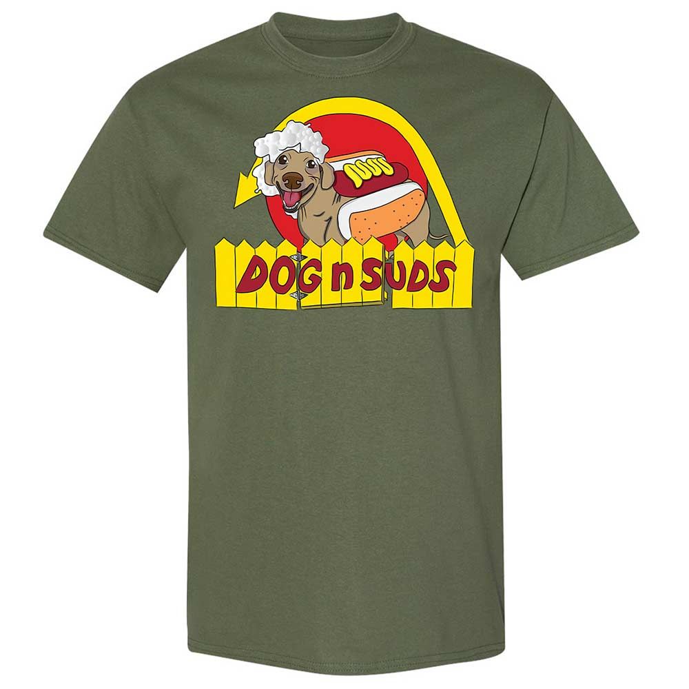 Dog n Suds Dachshund - Military Green - 11