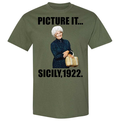 Classic Unisex T-Shirt - T16J2MG6 - Military Green - 11