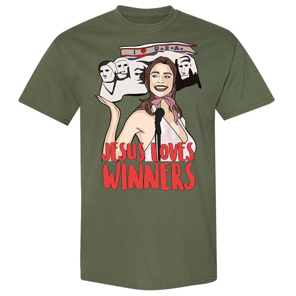 He Loves Winners - Military Green - 11