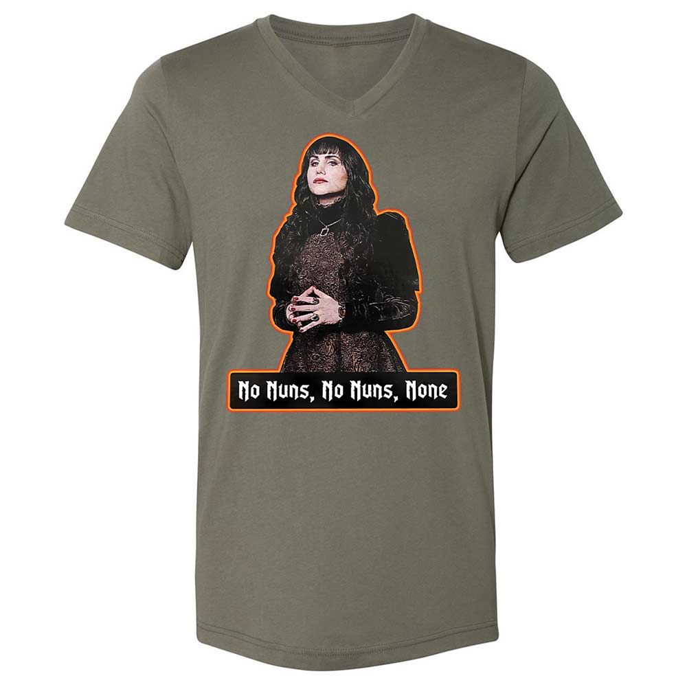 Unisex V-Neck T-Shirt - YUBD1BYZ - Military Green - 11
