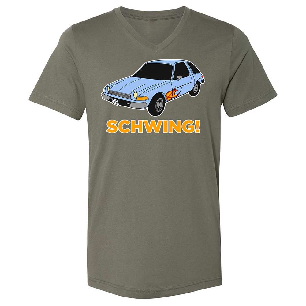 Unisex V-Neck T-Shirt - JB2PHA2D - Military Green - 11