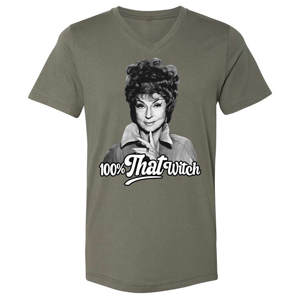 Unisex V-Neck T-Shirt - UNXN1MCS - Military Green - 11