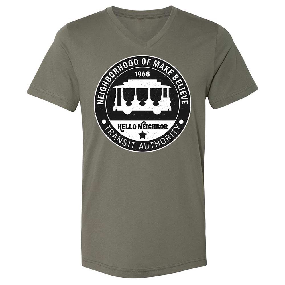 Unisex V-Neck T-Shirt - 91RW9GCB - Military Green - 11