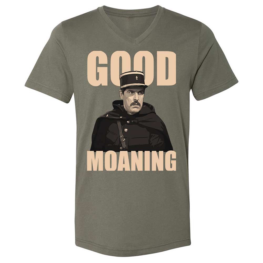 Unisex V-Neck T-Shirt - Z65XFBJF - Military Green - 11