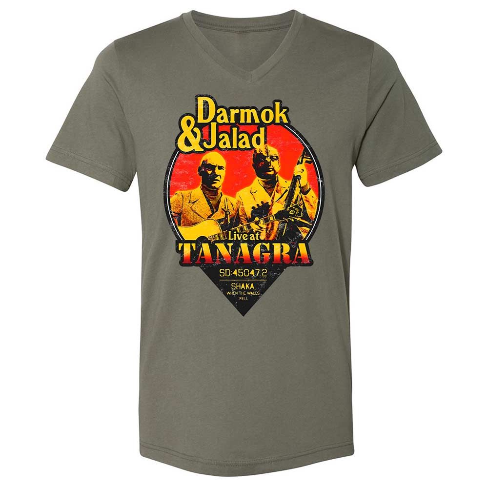 Unisex V-Neck T-Shirt - 3NRGSVWD - Military Green - 11