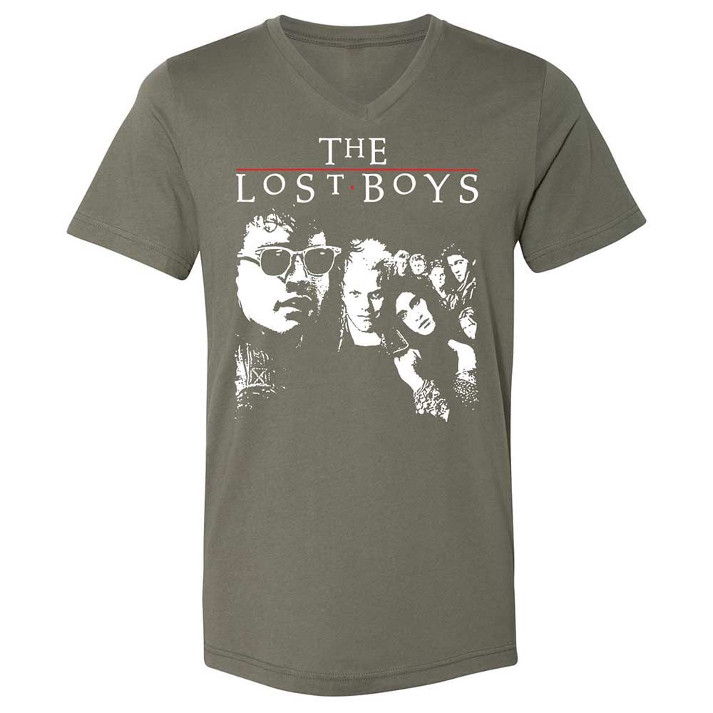 Unisex V-Neck T-Shirt - 187PTJEQ - Military Green - 11