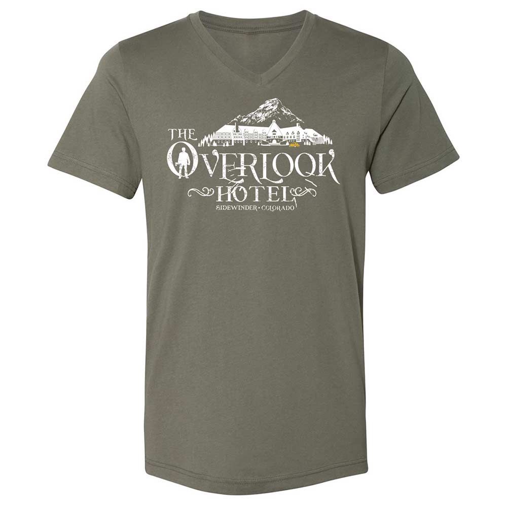 Unisex V-Neck T-Shirt - CRG8HJFV - Military Green - 11