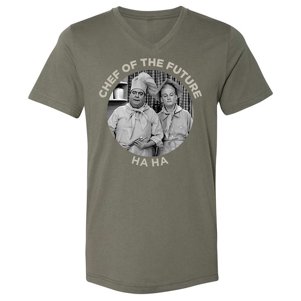 Unisex V-Neck T-Shirt - 6XYWNQQQ - Military Green - 11