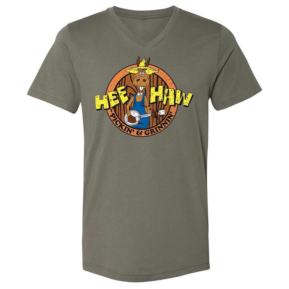 Unisex V-Neck T-Shirt - 3ZBESZ2J - Military Green - 11