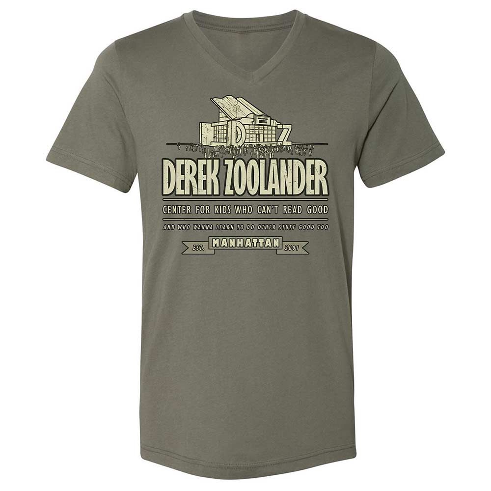 Unisex V-Neck T-Shirt - 453YTGM2 - Military Green - 11